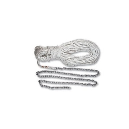 Lewmar Premium Anchor Rode 215', 15' of 1/4 in. Chain 200' of 1/2 in. Rope w/Shackle HM15HT200PX